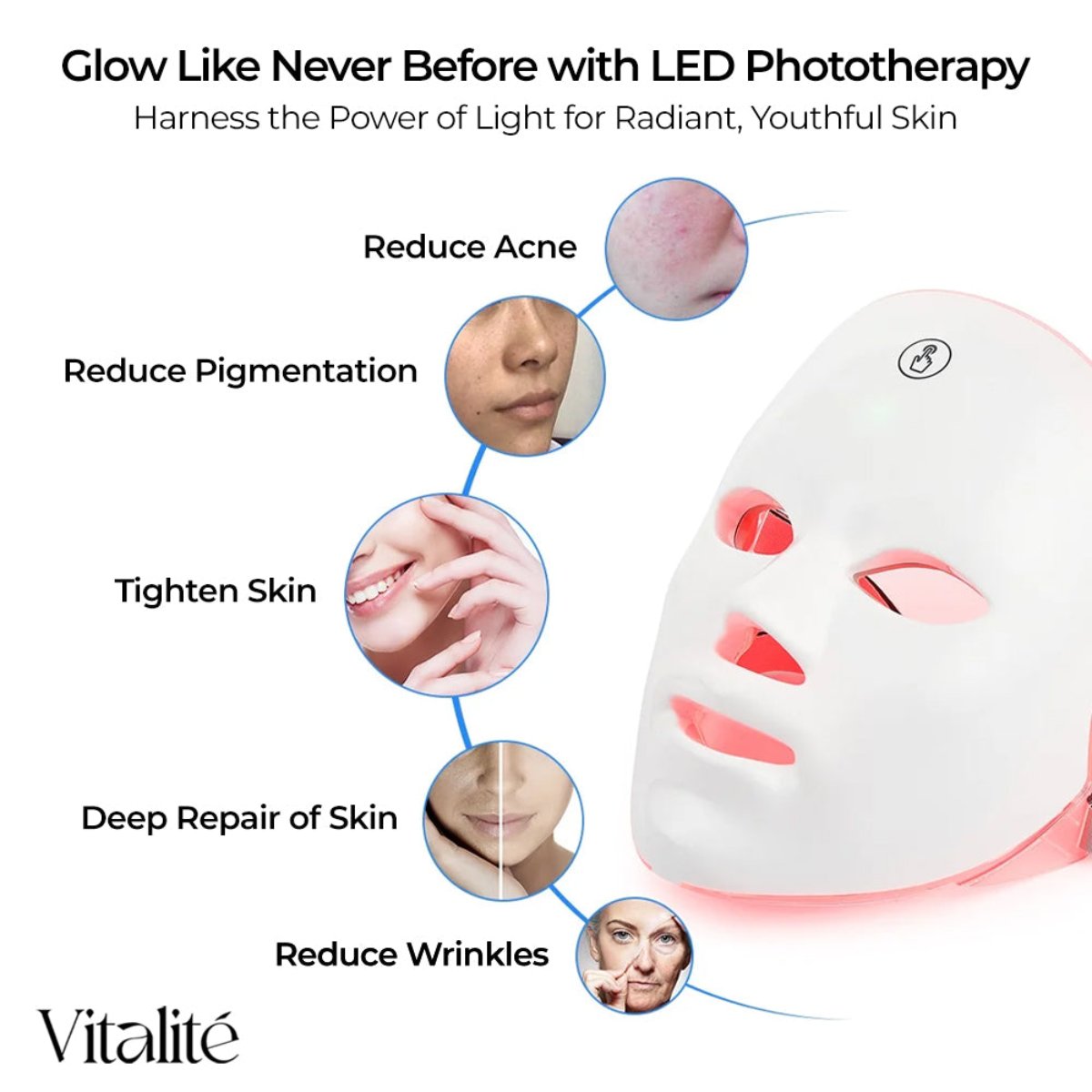 LED Phototherapy Mask